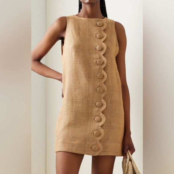 Lisa Marie Fernandez Dresses & Skirts - Lisa Marie Fernandez Scallop Button Linen/Cotton Dress